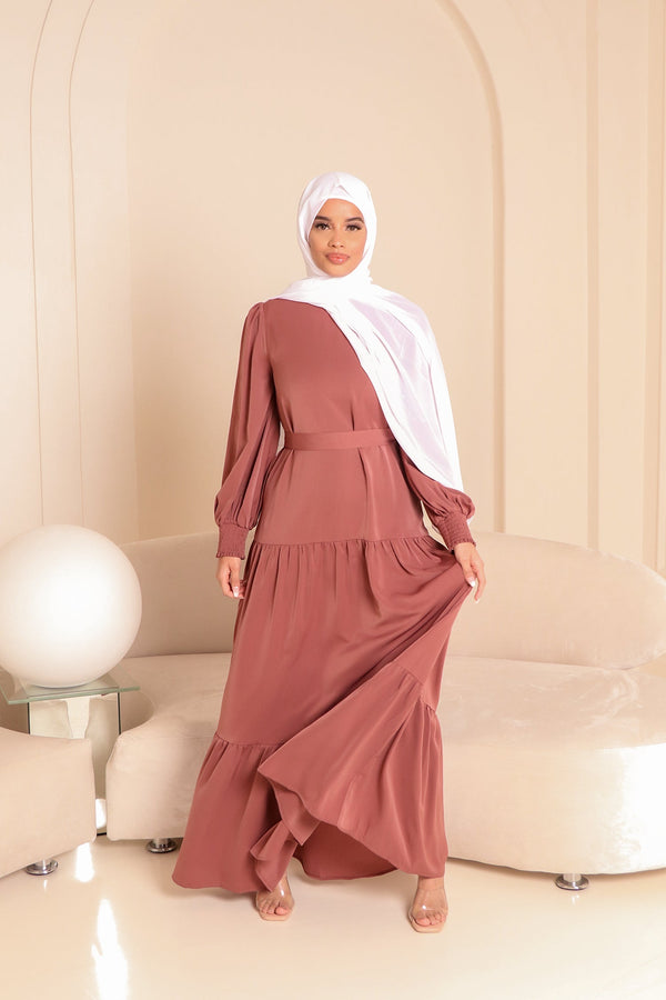 Nova Soft Smock Dress- Nude Rose Pink