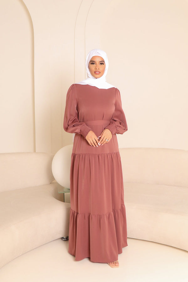 Nova Soft Smock Dress- Nude Rose Pink