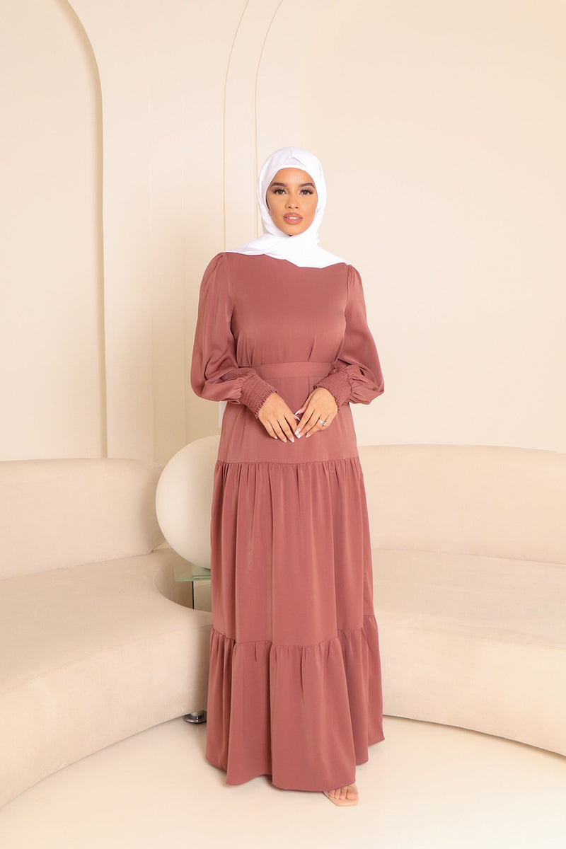 Nova Soft Smock Dress- Nude Rose Pink